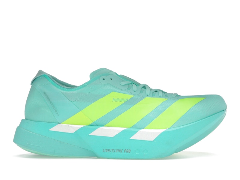 Adizero Adios Pro 4 'Flash Aqua / Lucid Lemon'
