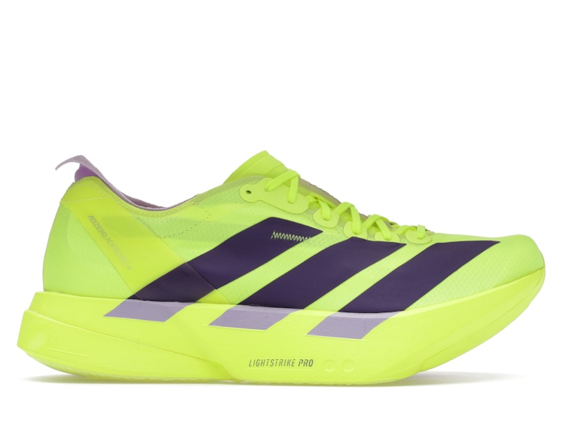 Adizero Adios Pro 4 'Solar Yellow / Aurora Plum'