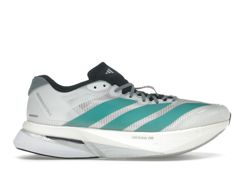 Adizero Boston 13 'White / Pure Teal'